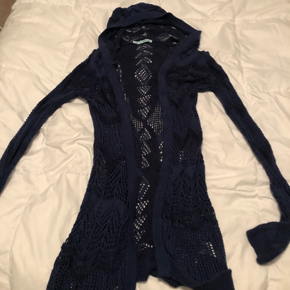 Navy blue cardigan
